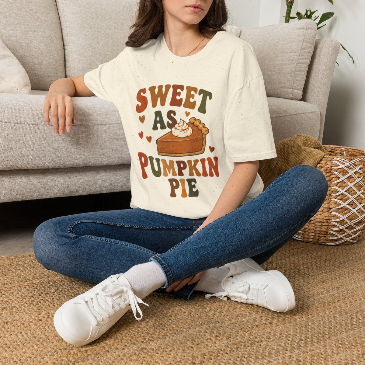 Sweet as Pumpkin Pie T-Shirt – Cute Fall Thanksgiving Shirt