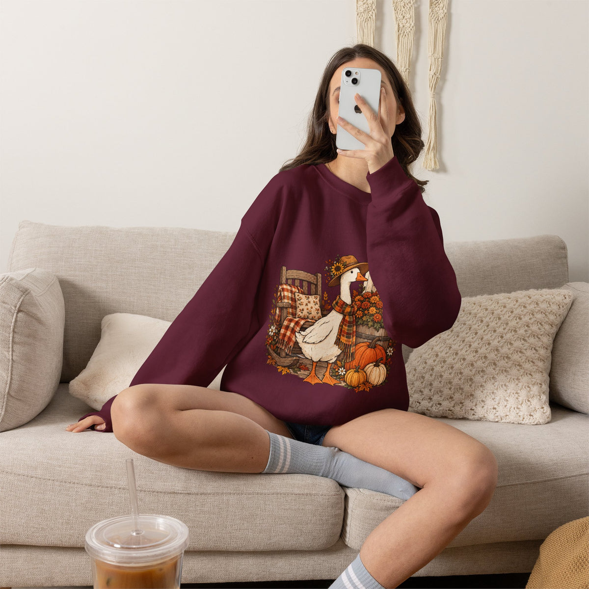 Vintage Porch Goose Crewneck