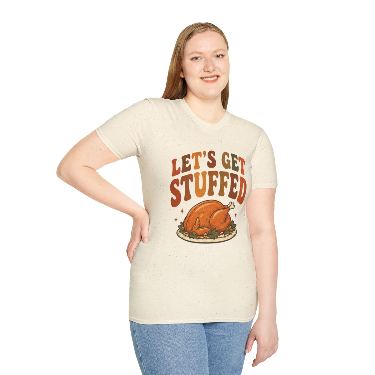 Let's Get Stuffed Thanksgiving Turkey T-Shirt