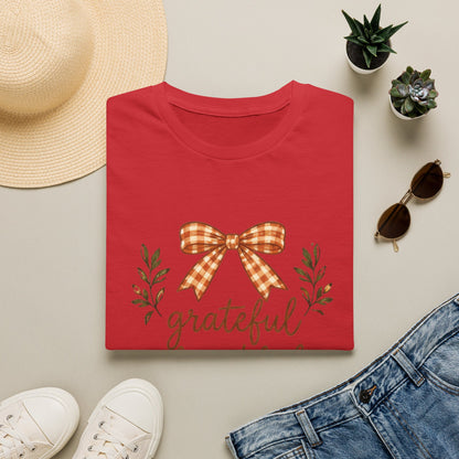 Grateful Thankful Blessed Thanksgiving T-Shirt