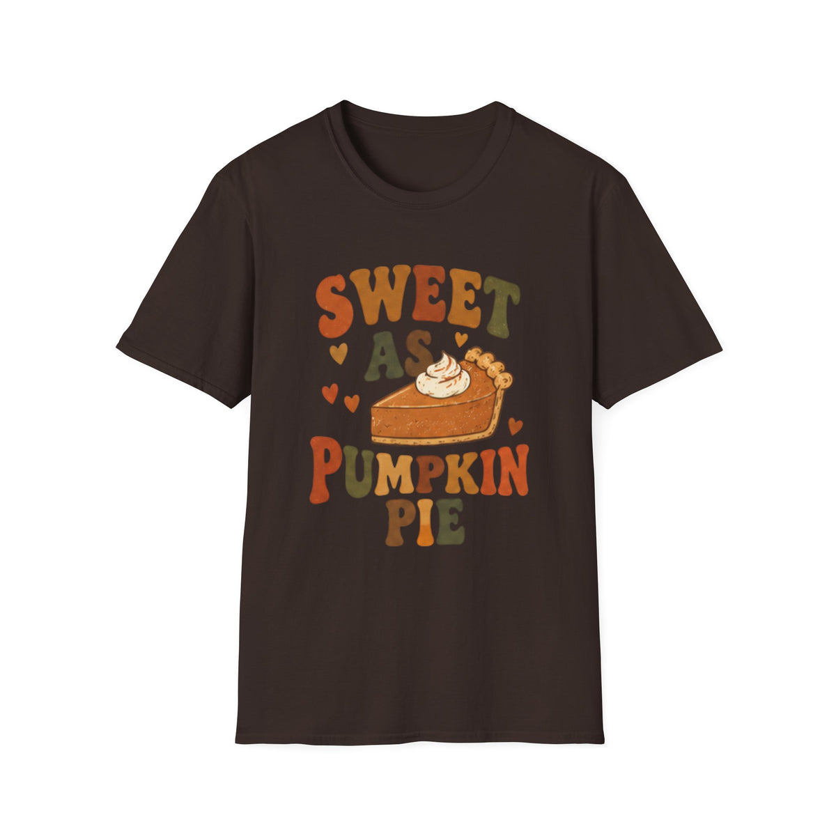 Sweet as Pumpkin Pie T-Shirt – Cute Fall Thanksgiving Shirt
