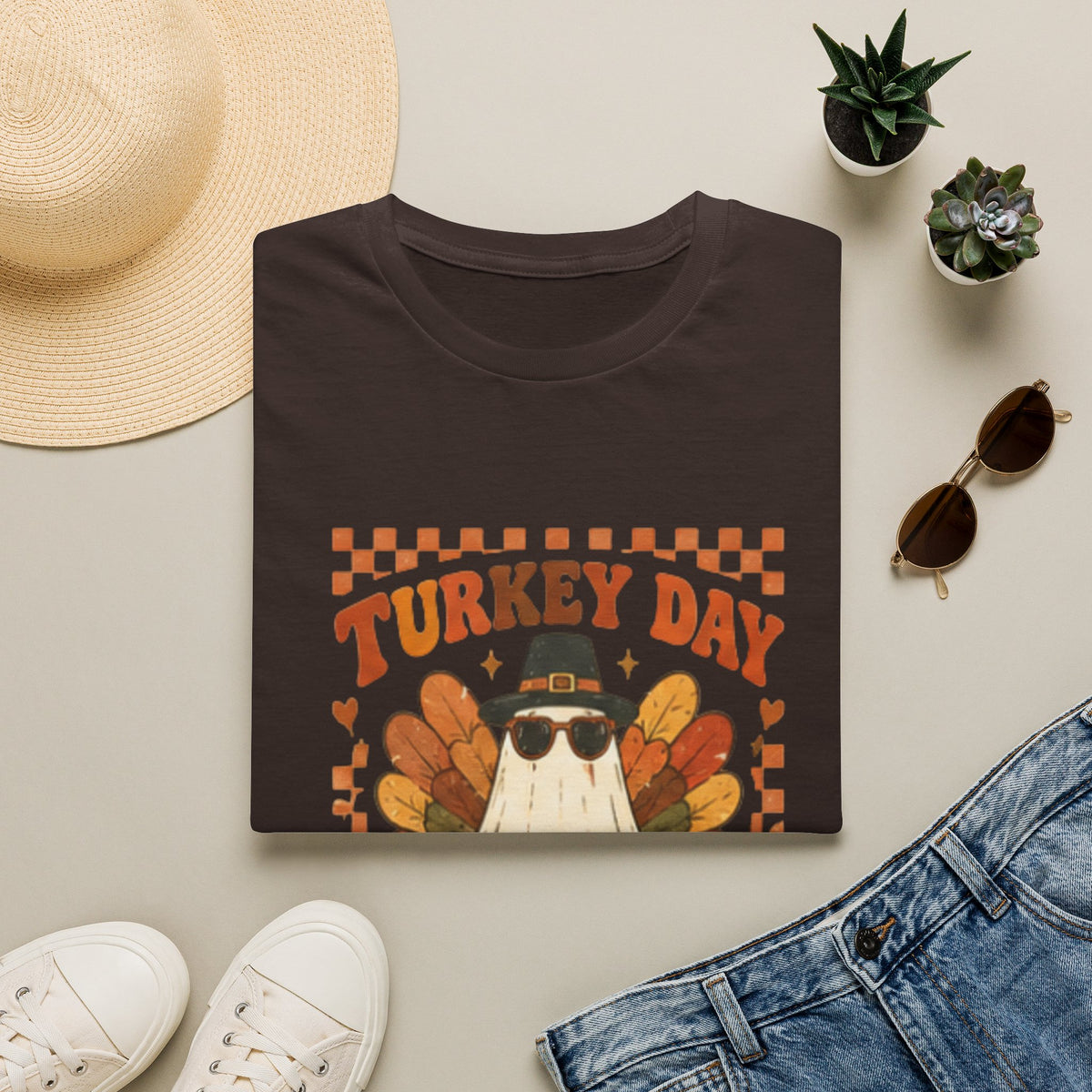 Turkey Day Crew Thanksgiving Turkey T-Shirt