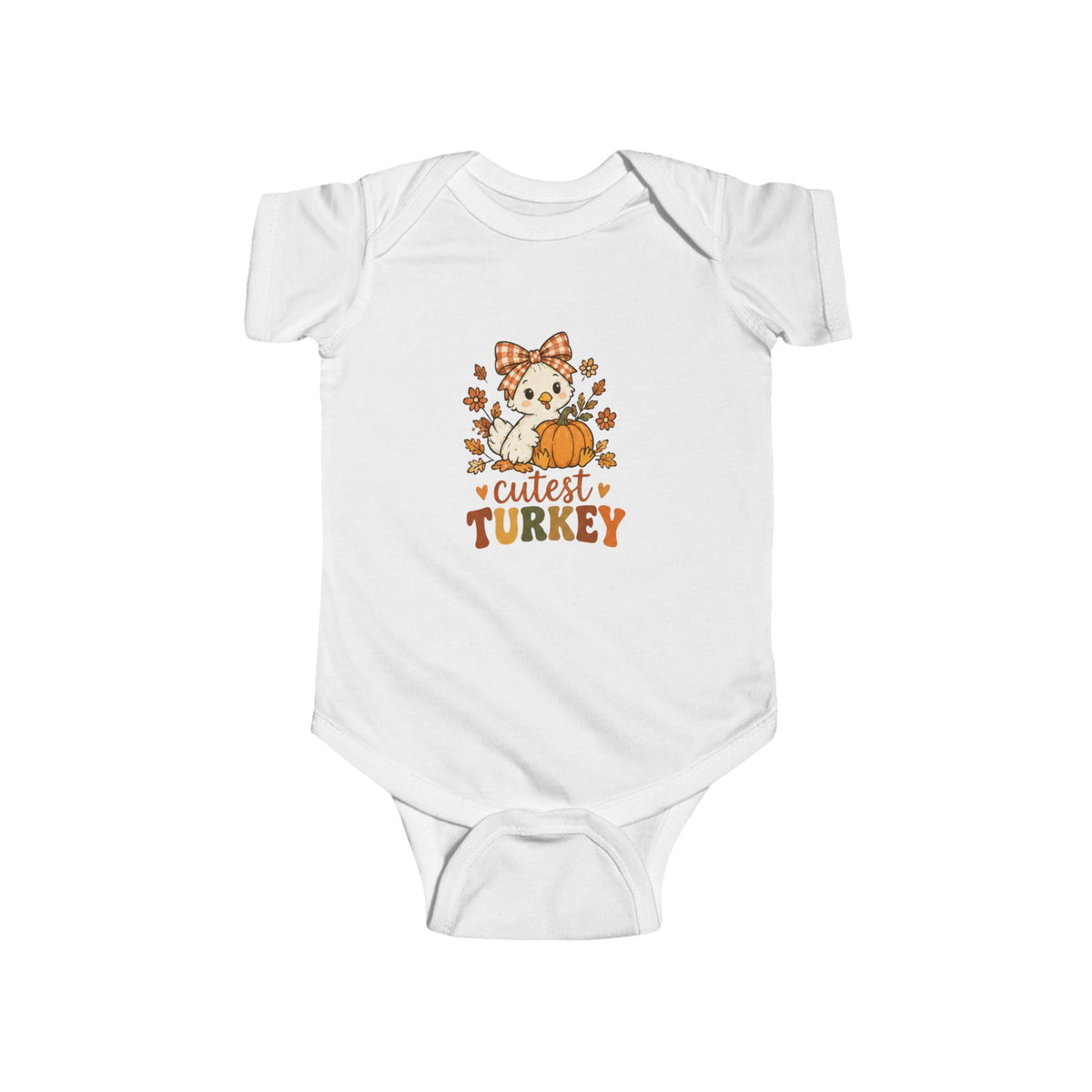 INFANT Cutest Turkey Bodysuit