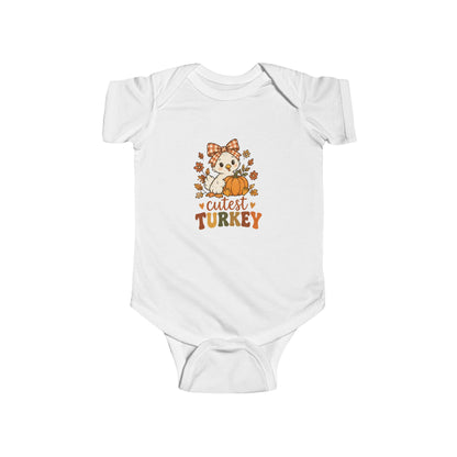 INFANT Cutest Turkey Bodysuit