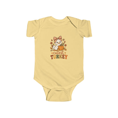 INFANT Cutest Turkey Bodysuit