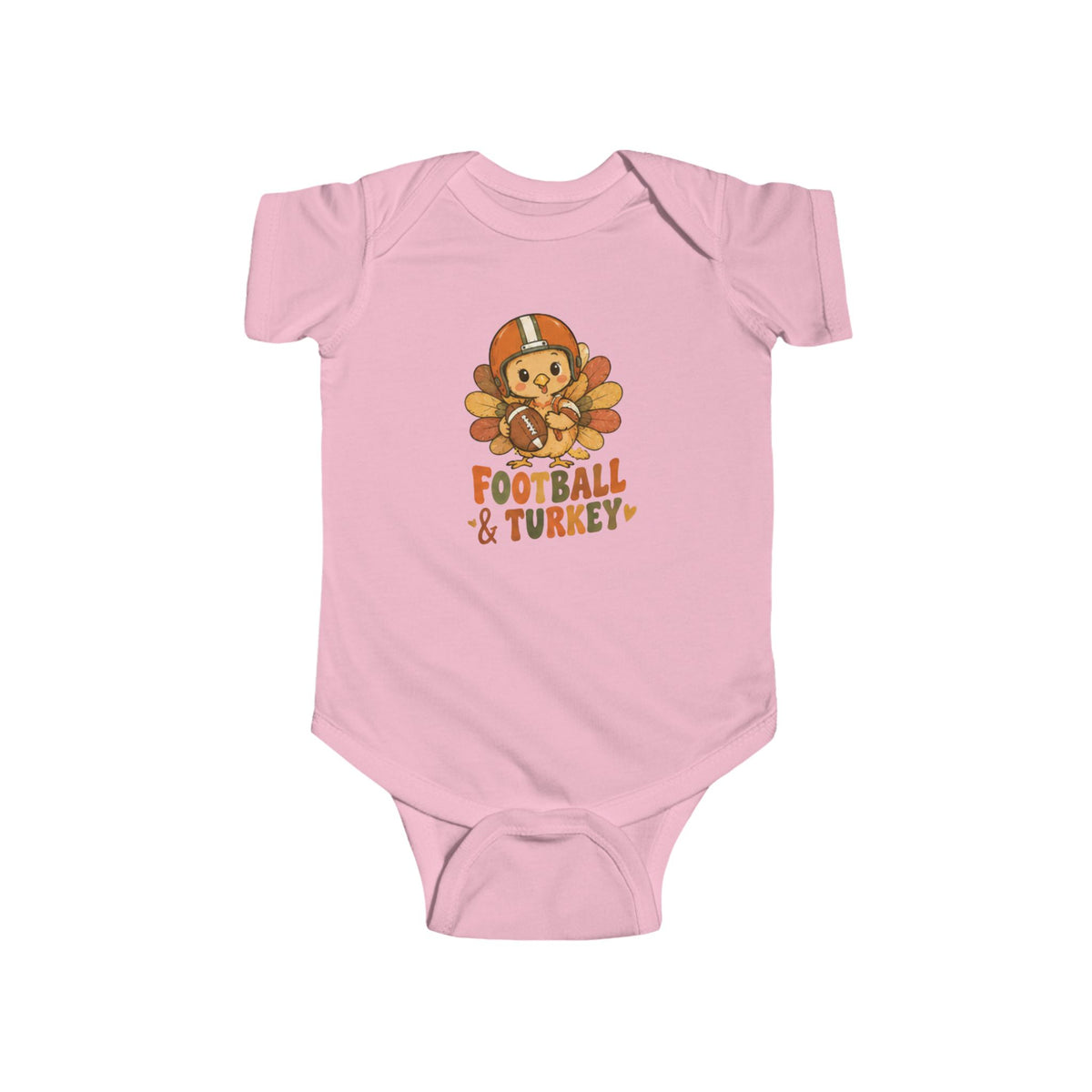 INFANT Football & Turkey Bodysuit
