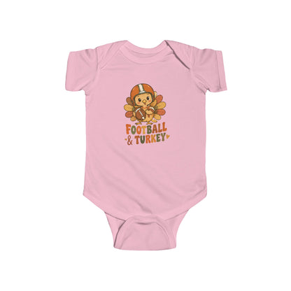 INFANT Football & Turkey Bodysuit