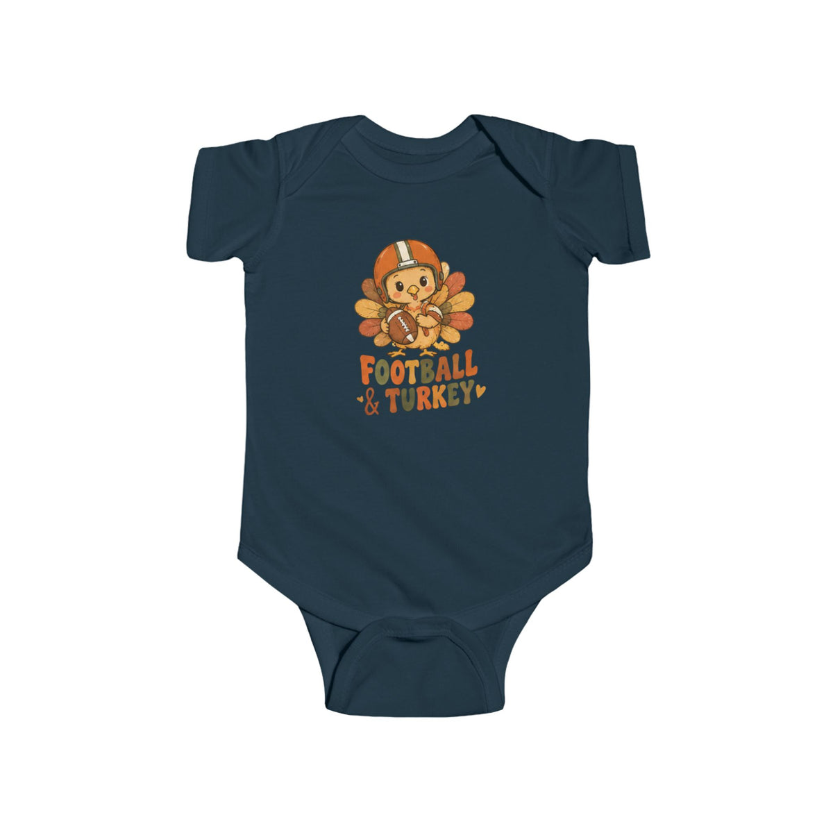 INFANT Football & Turkey Bodysuit
