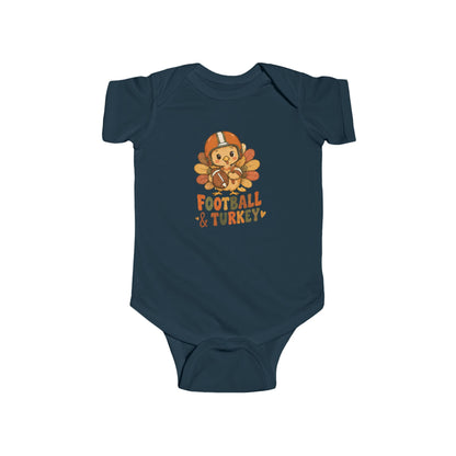 INFANT Football & Turkey Bodysuit
