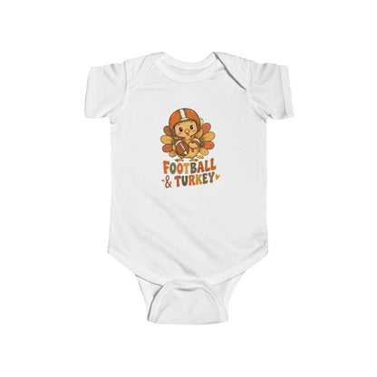 INFANT Football & Turkey Bodysuit