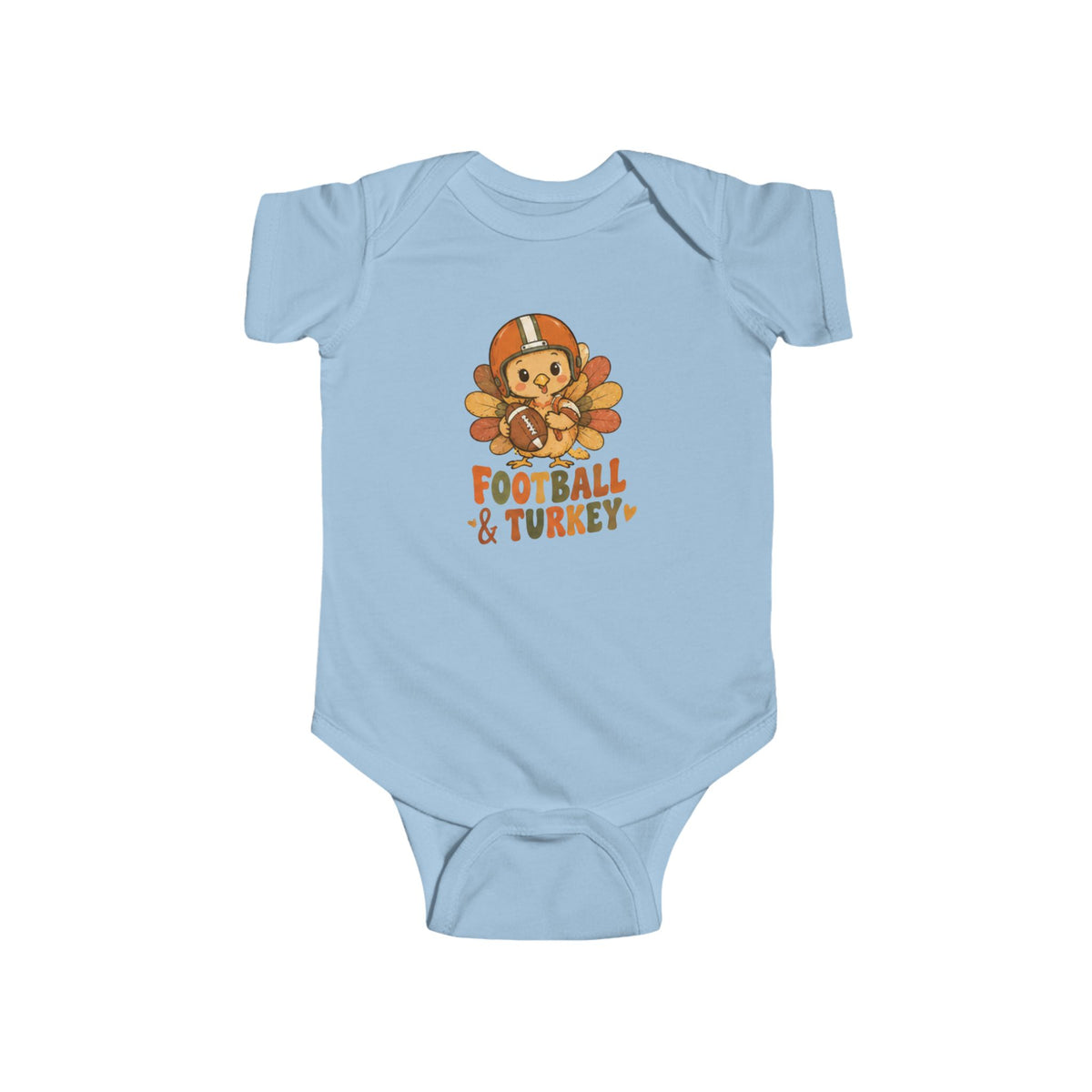 INFANT Football & Turkey Bodysuit