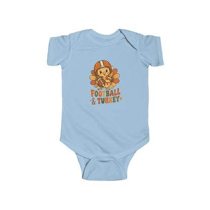INFANT Football & Turkey Bodysuit