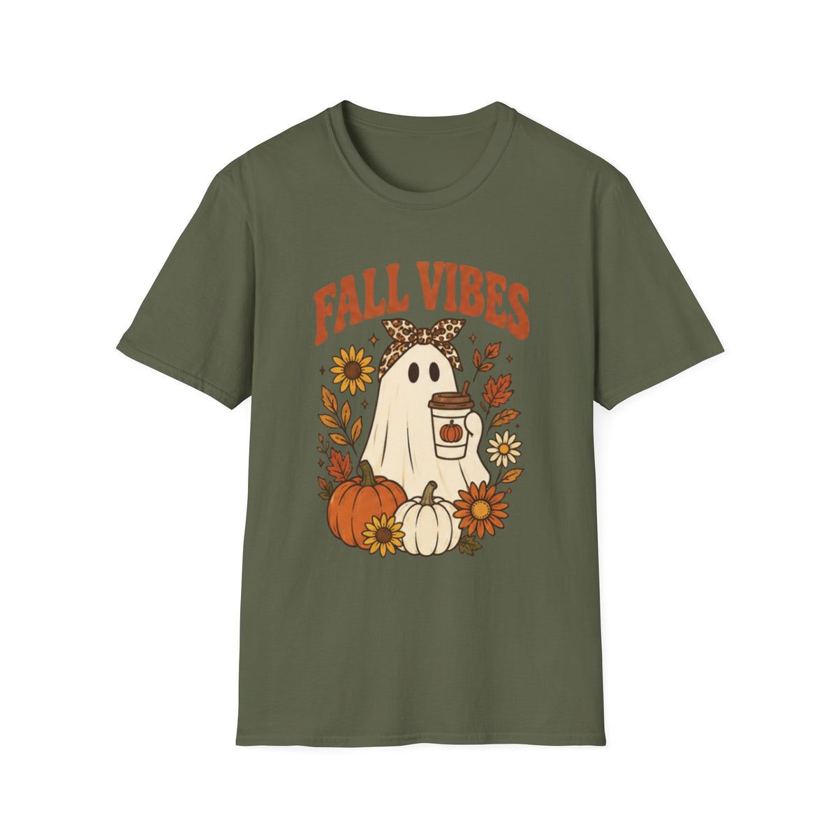 Fall Vibes Ghost T-Shirt