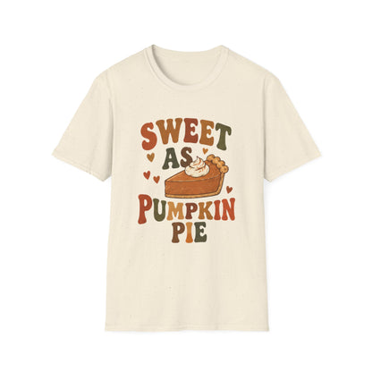 Sweet as Pumpkin Pie T-Shirt – Cute Fall Thanksgiving Shirt