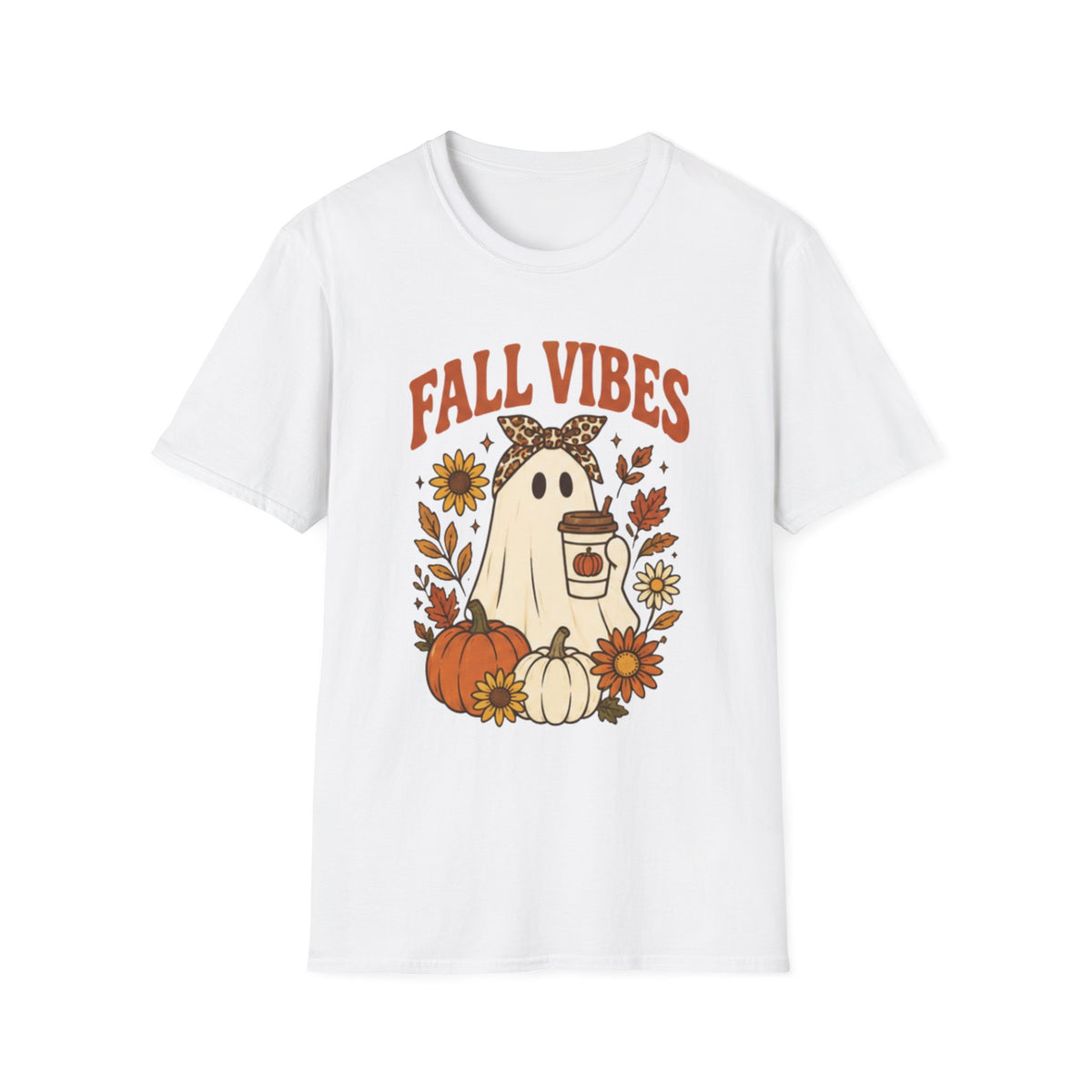 Fall Vibes Ghost T-Shirt
