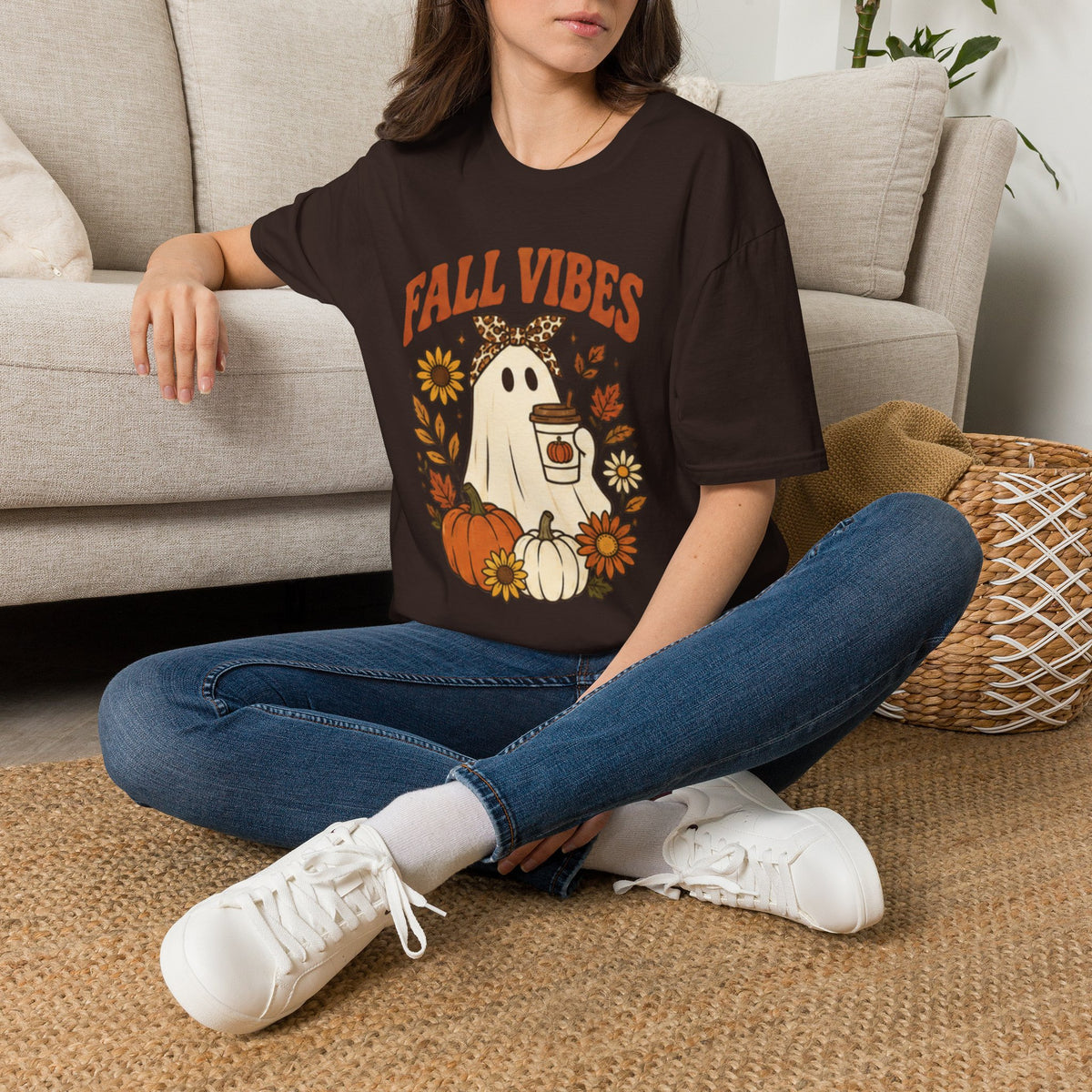 Fall Vibes Ghost T-Shirt