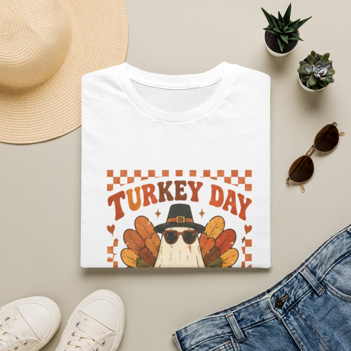 Turkey Day Crew Thanksgiving Turkey T-Shirt