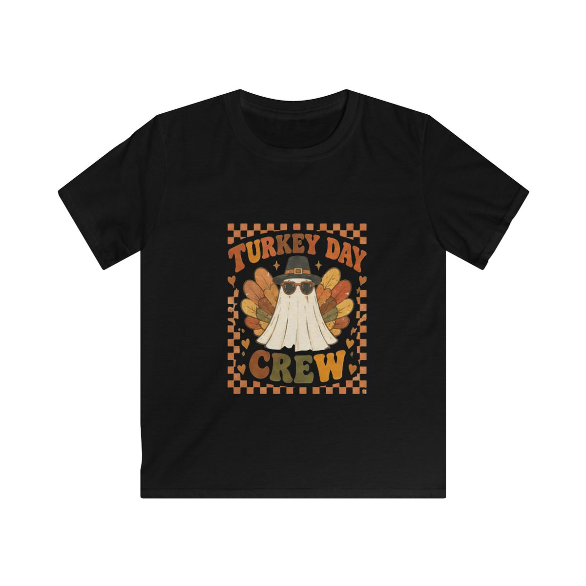 KIDS Turkey Day Crew Thanksgiving Tee