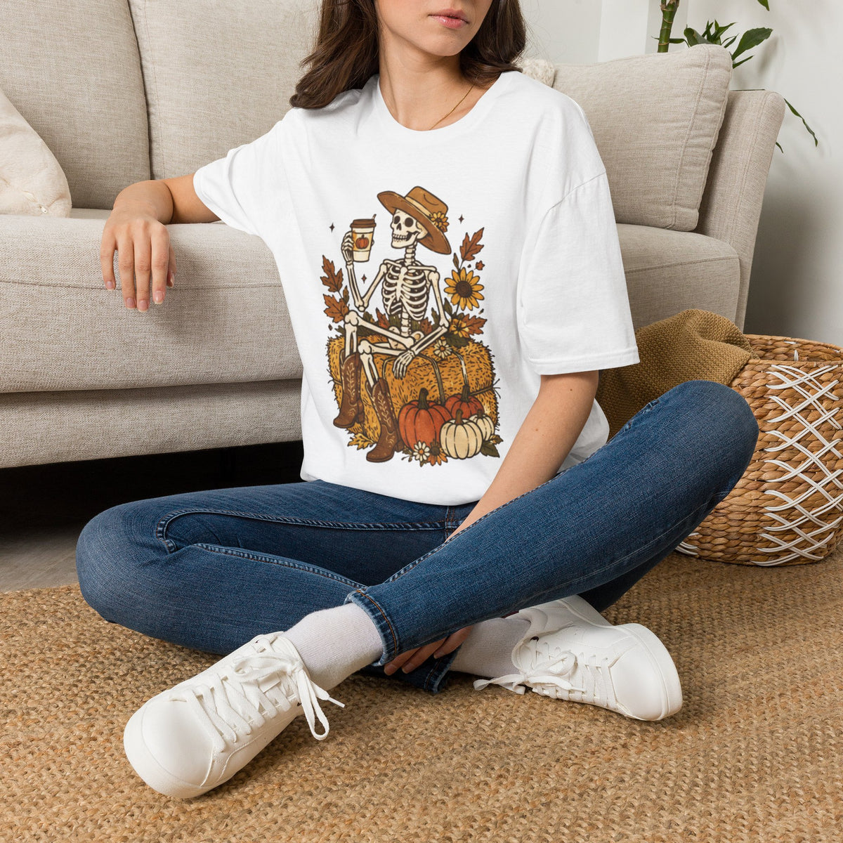 Skeleton Hay Vibes T-Shirt