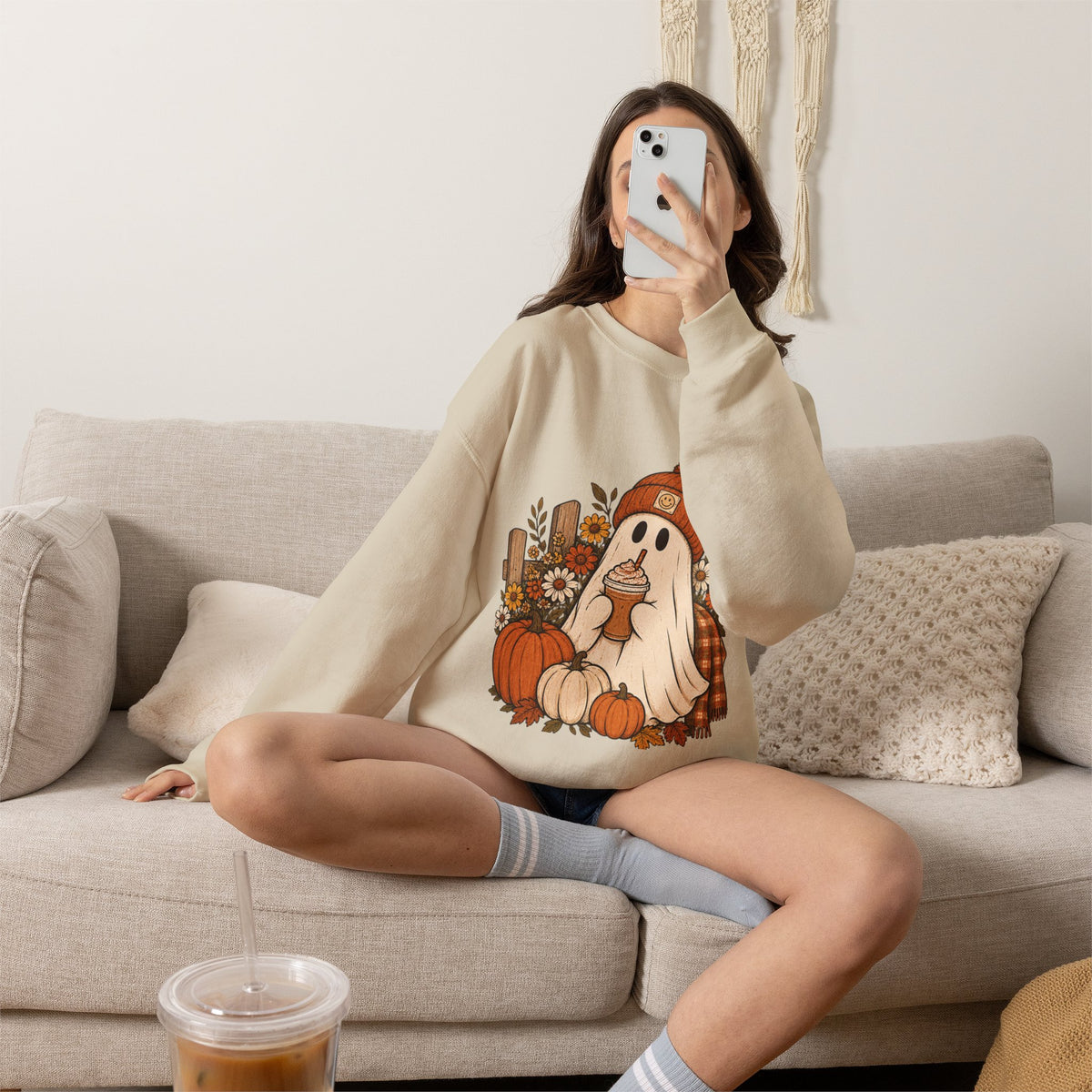 Cozy Ghost Crewneck
