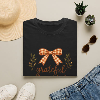 Grateful Thankful Blessed Thanksgiving T-Shirt