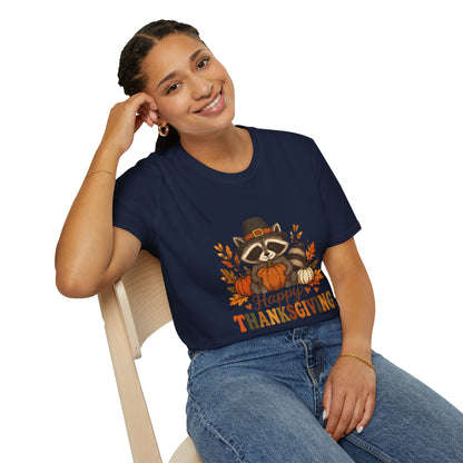 Happy Thanksgiving Raccoon T-Shirt